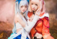 桜桃喵 - &疯喵ss 双人公孙离 [16P-334MB]-秀人美女