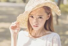 清纯少女夏日清凉街头唯美写真图片-秀人美女