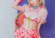 [CREAMSODA] Over knee socks - BAMBI [140P-690MB]-秀人美女