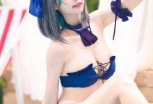 橙喵 NO.003 — 柴郡COS 着水[16P／210MB]-秀人美女