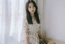 清新温婉美女碎花裙气质写真图片-秀人美女