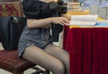 [72斯]丝足写真 NO.006 图书馆[30P／72M]-秀人美女