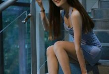 [IESS异思趣向] 2021.09.13 丝享家917：婉苹《楼梯间的蓝衣美女》[69P／114MB]-秀人美女