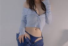 疯猫ss - NO.117 2022夏日限定A本 吉他妹妹 牛仔裤 [20P-434MB]-秀人美女