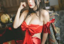 香草喵露露 - NO.42 杨枝甘露 红色丝带礼物 [54P1V-1.68GB]-秀人美女