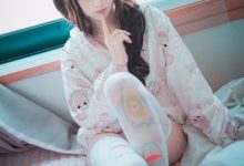 喵糖映画 VOL.139 白色私房睡裙-秀人美女