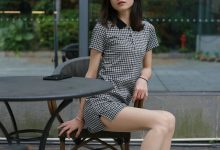 [IESS异思趣向] 2021.07.22 丝享家867：小六《格子连衣裙》[90P／165MB]-秀人美女