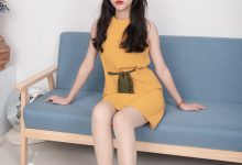 [SSA丝社]超清写真 NO.165 小凉 黄色连衣裙肉丝首秀[99P-1.38GB]-秀人美女