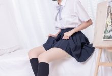 [SSA丝社]超清写真 NO.181 小佩 酒窝少女JK制服肉丝黑袜穿搭示范[135P-1.44GB]-秀人美女