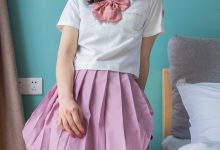 大生模拍 NO.277 漫语 白色长筒袜[74P／607MB]-秀人美女