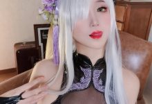 [三度_69] 紫色旗袍 [37P+3V-320M]-秀人美女