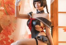 蜜汁猫裘 - NO.75 卯月桃子 [50P-758MB]-秀人美女