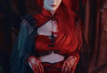 南桃Momoko - NO.82 红女巫 [19P-162MB]-秀人美女