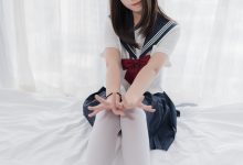 蜜汁猫裘 NO.005 猫耳JK [40P-110MB]-秀人美女