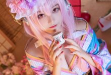 蜜汁猫裘 NO.023 索尼子和服 [19P-353MB]-秀人美女