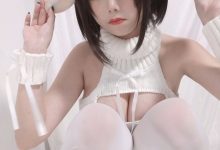 蜜汁猫裘 NO.048 白丝毛衣 [41P+1V-152MB]-秀人美女