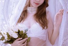 黑川 NO.027 白色婚纱 [27P-319MB]-秀人美女