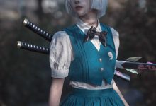 腥味猫罐 - 半·妖·庭·师 [15P-80MB]-秀人美女