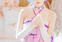 [YITUYU艺图语]2022.05.10 蕾姆睡裙COS 桜桃喵[24+1P／405MB]-秀人美女