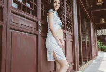 SSA丝社 No.111 丽萍 烈日下的清新旗袍-秀人美女