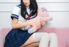 喵糖映画 VOL.012 蓝白水手服-秀人美女