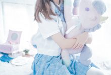 喵糖映画 VOL.019 蓝白梦幻少女-秀人美女