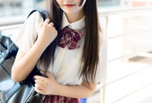 喵糖映画 VOL.023 长发JK萌妹-秀人美女