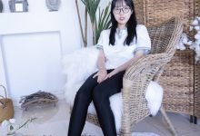 [BoBoSocks袜啵啵]NO.044 稚予-贝壳头、匡威帆布鞋、短肉丝[154P+1V／5.39GB]-秀人美女