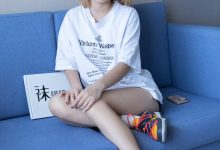 [BoBoSocks袜啵啵]NO.009 果冻-耐克板鞋、白棉袜、裸足[130P+1V／5.84GB]-秀人美女