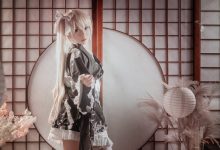 喵糖映画 VOL.142 和服之哥特-秀人美女