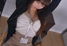 Cos小姐姐雪琪 — OL后辈出差第一天 [66P+4V-856M]-秀人美女