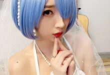 小巫女露娜 - NO.05 雷姆婚纱 [29P-155MB]-秀人美女