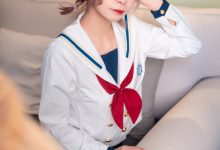 喵糖映画 SPL.011 绿民俗JK [40P]-秀人美女