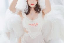 喵糖映画 VOL.186 纯白轻纱-秀人美女