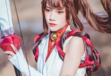 桜桃喵 - NO.133 花见巫女 [32P-638MB]-秀人美女