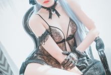 DJAWA Photo - Jeong Jenny  - Schwarz und Wei Katzenmädchen [34P-46.2MB]-秀人美女