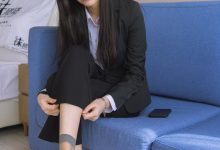 [BoBoSocks袜啵啵]NO.245 小甜豆-高跟鞋、短灰丝、半蹲镜头较多 [300P+1V／8.48GB]-秀人美女