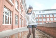 [YouMei尤美] 沈蜜桃 胸猛玩家戴好装备刺激吃鸡 [20P]-秀人美女