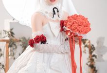 Coser面饼仙儿 – 德丽莎婚纱 [13P-90P]-秀人美女