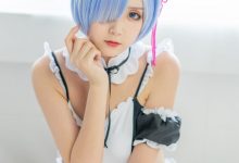 秋楚楚 蕾姆夏日泳装 [46P-492M]-秀人美女