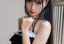 喵糖映画 VOL.102 蕾丝荷叶边泳衣-秀人美女