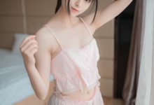 喵糖映画 VOL.104 粉色吊带睡衣-秀人美女