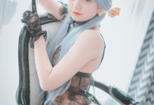 DJAWA —  Jeong Jenny- Schwarz [66P-462MB]-秀人美女