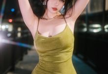 Tina很妖孽呀 - NO.07 绿色连衣裙 [35P-208MB]-秀人美女