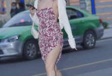 都市丽人碎花吊带裙少妇【94P-1.1G】-秀人美女