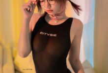 柒柒要乖哦 NO.012 — 竞泳水着 [82P-1G]-秀人美女