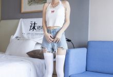 [BoBoSocks袜啵啵]NO.264 果冻-高跟鞋、贝壳头板鞋、黑丝大腿袜、白丝大腿袜[180P+1V／6.81GB]-秀人美女