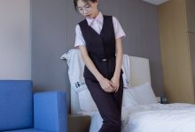 [BoBoSocks袜啵啵]NO.271 芝士-平底鞋、短肉丝、银行制服[147P+1V／6.04GB]-秀人美女