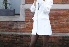 奈丝写真 NO.100 黑白绝配-高高 [35P+451M]-秀人美女