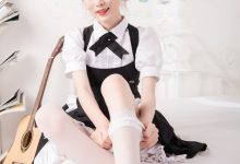 [SSA丝社]超清写真 NO.025 琪琪 甜美风女仆白色长筒丝袜[99P-0.99GB]-秀人美女